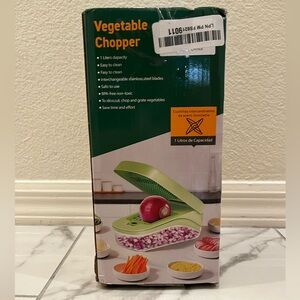Green Vegetable Chopper Food Dicer - Efficient Prep Tool